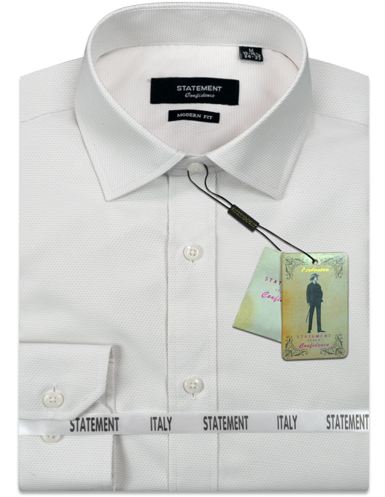 OFFWHITE PIN DOT COTTON DRESS SHIRT 