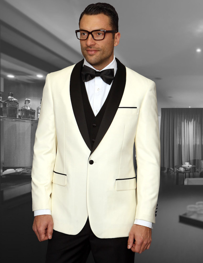 Classic hot sale white tuxedo