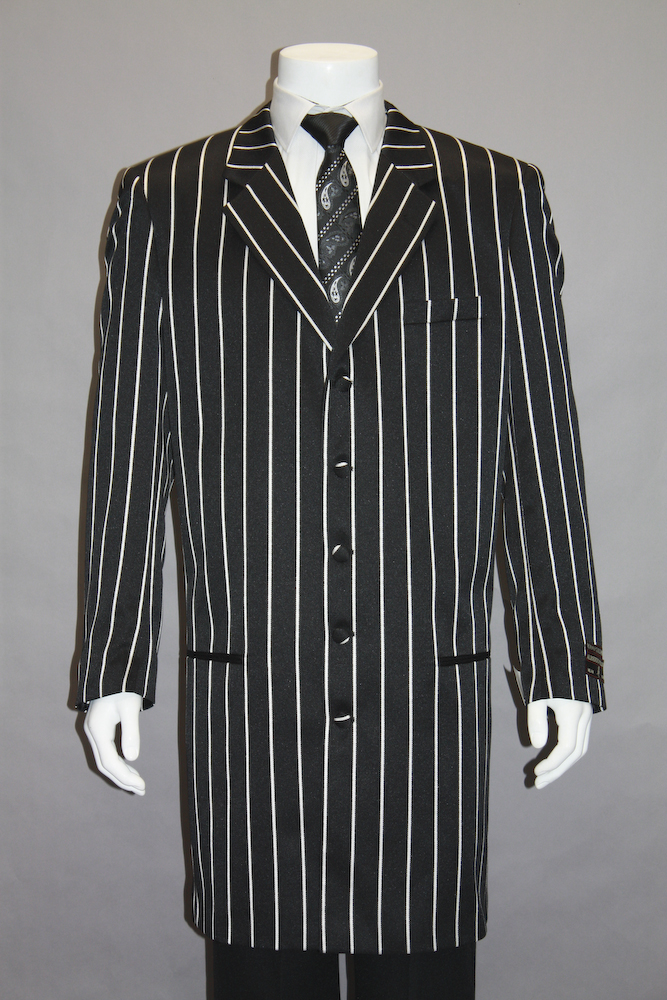 PT-93 BLACK WITH WHITE STRIPE SPORT COAT IT'S ONE OF A KIND 