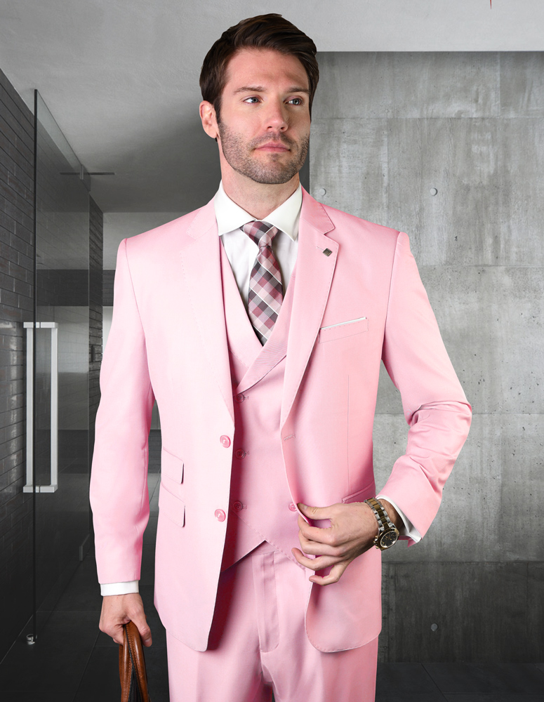 Light Pink Dress Shirt w/ Grey Contrast by Preview Mens @ Apparel Addiction  - Collared Shirt - Button Down – ShopAA